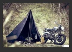 moose polyester & cotton tarp KURO - メルカリ