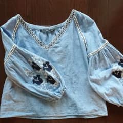 ZARA トップス シャツ レディースのサムネイル