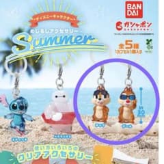 ディズニーキャラクター めじるしアクセサリー Summer チップ デールのサムネイル