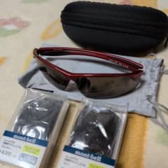 専用品mont-bell トレールグラス（交換用レンズ偏光2セット付属） mont-bell トレールグラス（交換用レンズ偏光2セット付属） - メルカリ