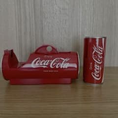 【新品】Coca-Cola テープカッターホッチキスパンチ1986年製 Coca-Cola コカコーラ 缶型テープカッター ホッチキス 非売品 レア