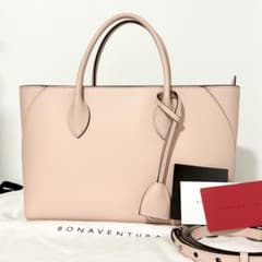 極美品】限定色 ボナベンチュラ ミア27 2wayトートバッグ レザー 