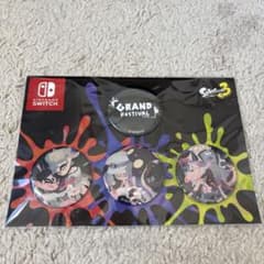 Splatoon 3 Grand Festival Pin Badge