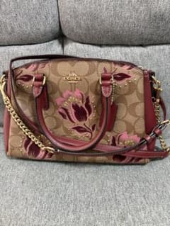 COACH シグネチャー 花柄 フローラル 2WAYショルダー【mini】 - メルカリ