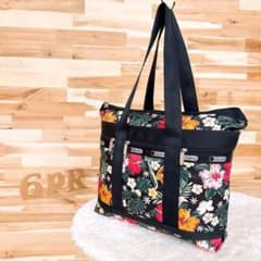 ハワイ限定【レスポートサック】ボタニカル フラワー トートバッグ 花