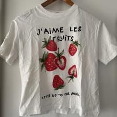 ZARAフルーツプリント Tシャツ 140のサムネイル