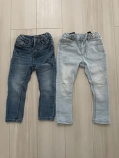 ZARAキッズ デニムパンツ 2本セット 98cmのサムネイル
