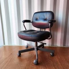 希少カラー 美品 IKEA ALEFJÄLL アレフィェル オフィスチェア 黒