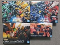 【まとめ売り】勇者王ガオガイガー プラモデル 全4種【バラ売り不可】のサムネイル