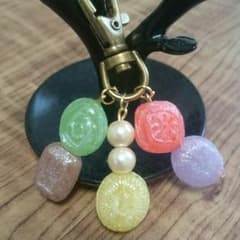 ハンドメイドキーホルダー シュガードロップのサムネイル