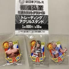 新日本プロレス　棚橋弘至 引退カウントダウンくじ　フィニッシュ賞　アクリルパネル 新日本プロレス 棚橋弘至 引退カウントダウンくじ 3点セット - メルカリ