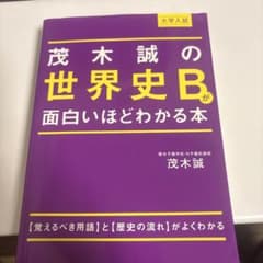 大学入試 茂木誠の 世界史Bが面白いほどわかる本のサムネイル