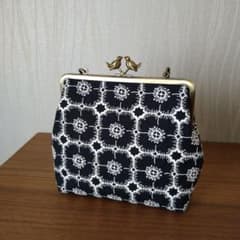 オーダー】小鳥の口金がま口 セレモニーバッグ ☆ミナペルホネン