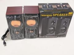 TWIN WOOD SPEAKER USB接続 スピーカーのサムネイル
