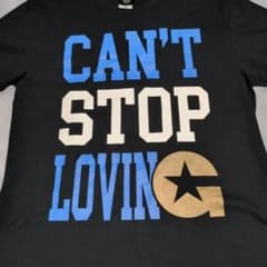 公式 新日本プロレス CAN'T STOP LOVING プリントTシャツ M黒のサムネイル