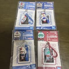 ガンプラくん 立体ラバーマスコットキーチェーン 4種セット