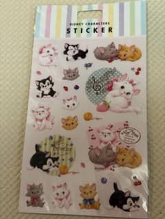 ディズニーストア おしゃれキャットマリー ステッカー シール マリーちゃん