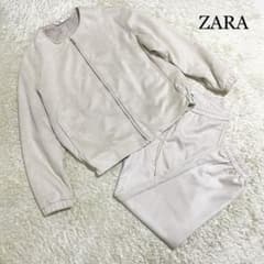 ザラ　ZARA セットアップ　ベロア　スエード　ジャージ　スウェット ザラ ZARA セットアップ ベロア スエード ジャージ スウェット - メルカリ