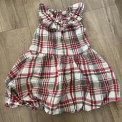 美品✨petit main チェック柄バルーンワンピース 120cmのサムネイル