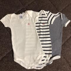 プチバトー ロンパース3枚組のサムネイル