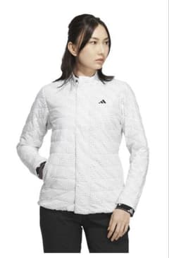 【新品タグ付き】adidas レディースジャケットホワイト (S)のサムネイル