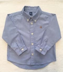 ベビーギャップ　baby GAP  シャツ　100cm  ボタンダウンのサムネイル