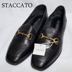 新品未使用】STACCATO スタッカート ビットローファー 黒 24cm - メルカリ