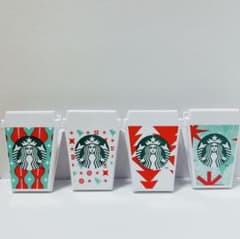 Starbucks カップ型クリップ 4種セット