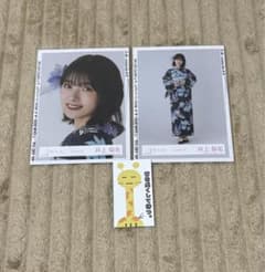 井上梨名 サイン 生写真 井上梨名 直筆 サイン生写真 櫻坂46 2023年 クリスマスサンタ衣装 ヒキ