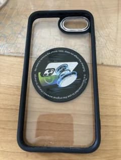 iPhone用ケース クリア ブラック ワイヤレス充電対応のサムネイル