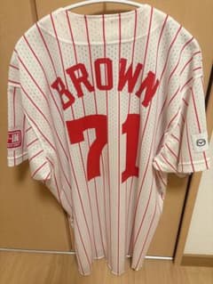 広島東洋カープ　マーティンブラウン監督　ユニフォーム　O（XL） 広島東洋カープ マーティンブラウン監督 ユニフォーム O（XL