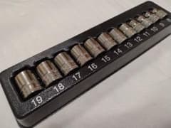 Snap-on スナップオン 3/8ショートソケットセット 8〜19mmのサムネイル