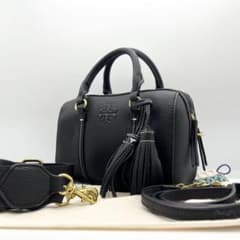 極美品✨トリーバーチ ミニボストンバッグ 3way レザー ブラック