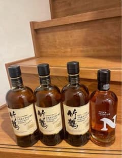 1セット限定　竹鶴ピュアモルト3本箱無し　フロンティア1本 竹鶴ピュアモルト3本箱無し フロンティア1本 - メルカリ