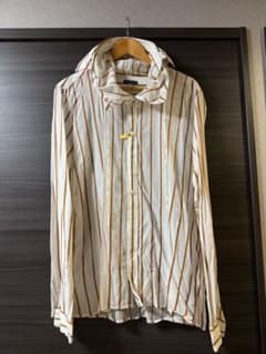 Ann Demeulemeester 初期 ドレープネック ストライプシャツ Ann Demeulemeester 初期 ドレープネック ストライプシャツ - メルカリ