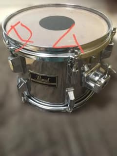 Pearl タムタム 本体　made in japan　※破れありのサムネイル