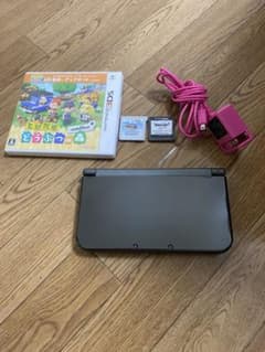ト*ト様 送料込み美品New 3DS LL本体とdq5、dq8、どうぶつの森、充のサムネイル