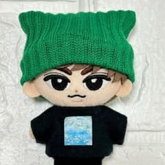 緑 ネコ耳 ニット帽子 すのチル ぬい服SnowMan 阿部亮平 - メルカリ