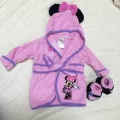 ☆激かわ❤️ミニーちゃんバスローブ&ルームシューズ☆のサムネイル