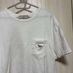 MAISON KITSUNE メゾンキツネ ポケットTシャツ ホワイト Sのサムネイル