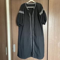 コットンロングシャツワンピースのサムネイル