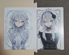 灰宮先輩は怖くてかわいい 2巻 アニメイト特典 リバーシブルビジュアルボード２枚のサムネイル