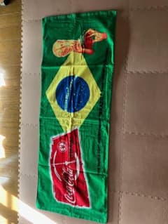 ブラジル国旗 コカ・コーラ スポーツタオルのサムネイル
