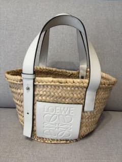 LOEWE バスケットバッグ スモール ホワイト