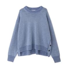 human woman リサイクルコットン混モヘヤニットのサムネイル
