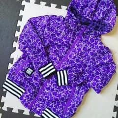 ※れなる様専用※WAMWAM☆ナイロン☆リバーシブル☆パーカー☆130☆ワムワムのサムネイル