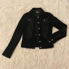 LGB ダメージ加工 デニムジャケット ♀1 LGB デニムジャケット ブラック ダメージ加工 - メルカリ