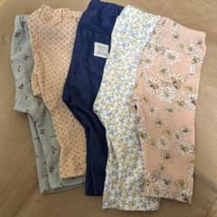 まとめ売り５点　コットン混紡レギンスセット 90cmのサムネイル