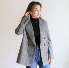 SeaRoomlynn チェックダブル テーラードジャケット - メルカリ