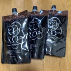 VALANROSE KURO クリームシャンプー ダークブラウン 400g✖️3P